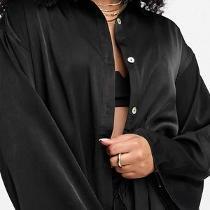 Satin Beach Shirt and Short Set